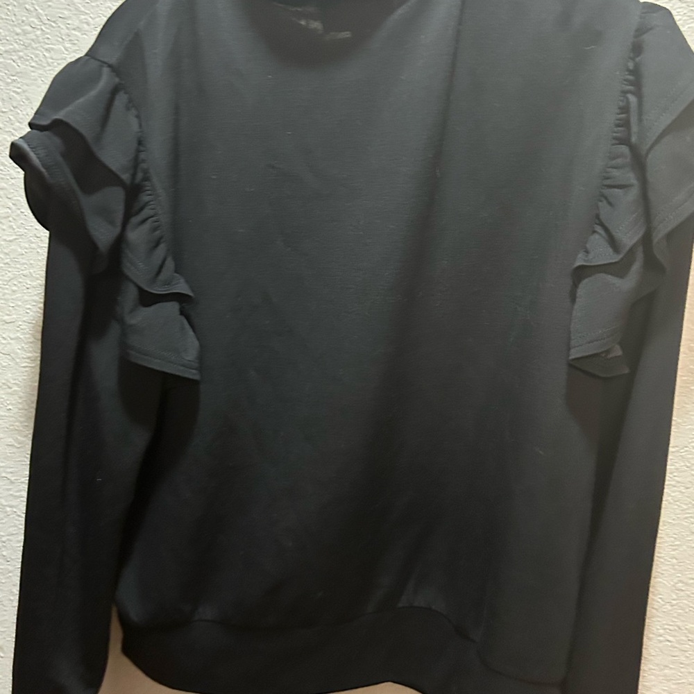Black Long Sleeve Women's Top - Picture 5 of 5